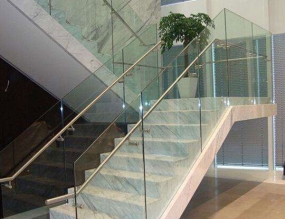 丽水楼梯扶手钢化玻璃
